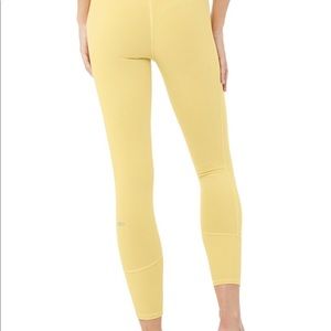 7/8 High-Waist Alo Sueded Lounge Legging